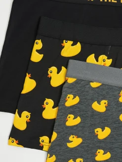 Cropp Bokserki*3 pack bokserek z motywem kaczek