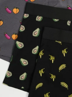 Cropp Bokserki*3 pack bokserek z owocami