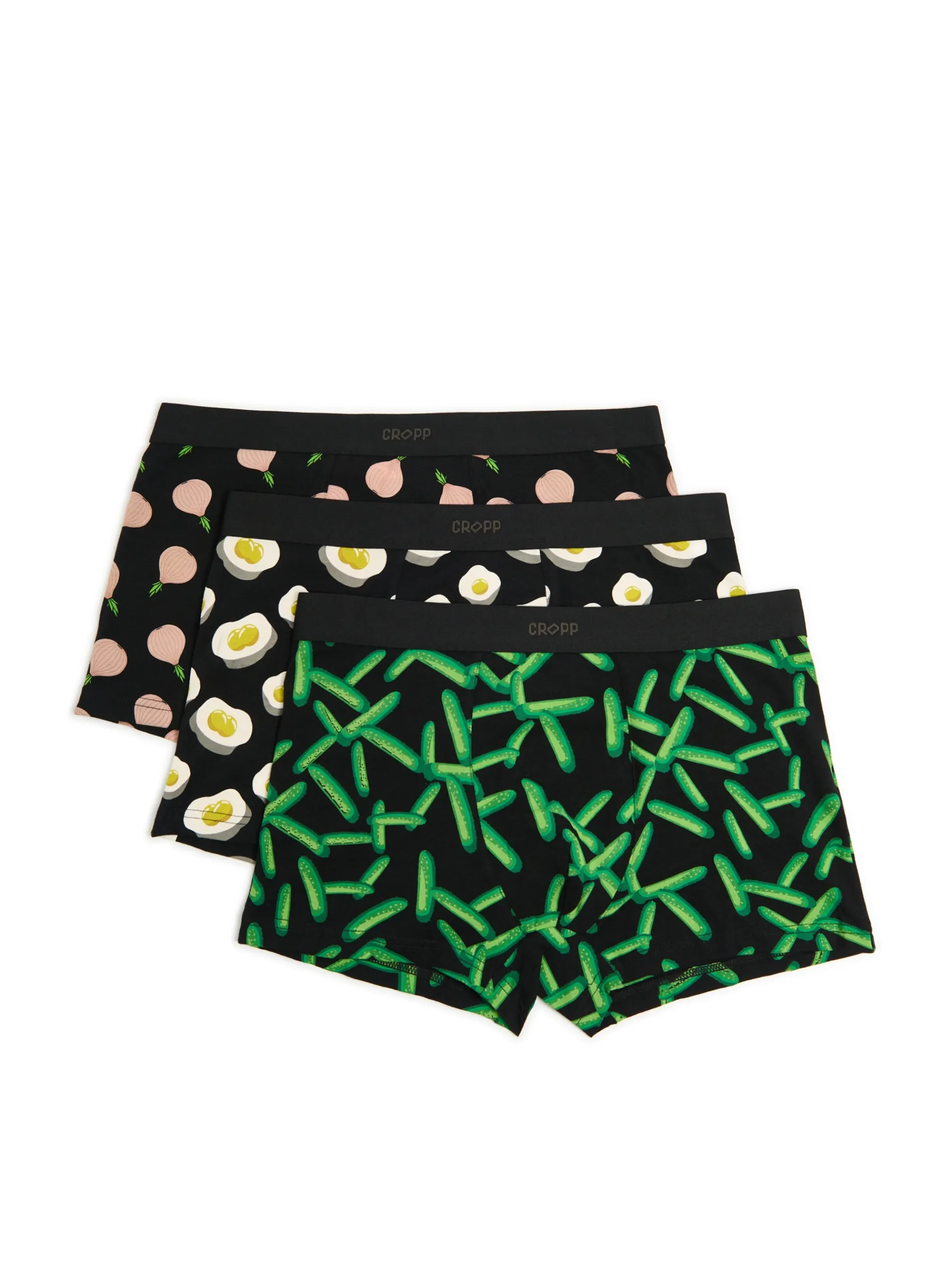 Cropp Bokserki*3 pack bokserek z produktami spożywczymi