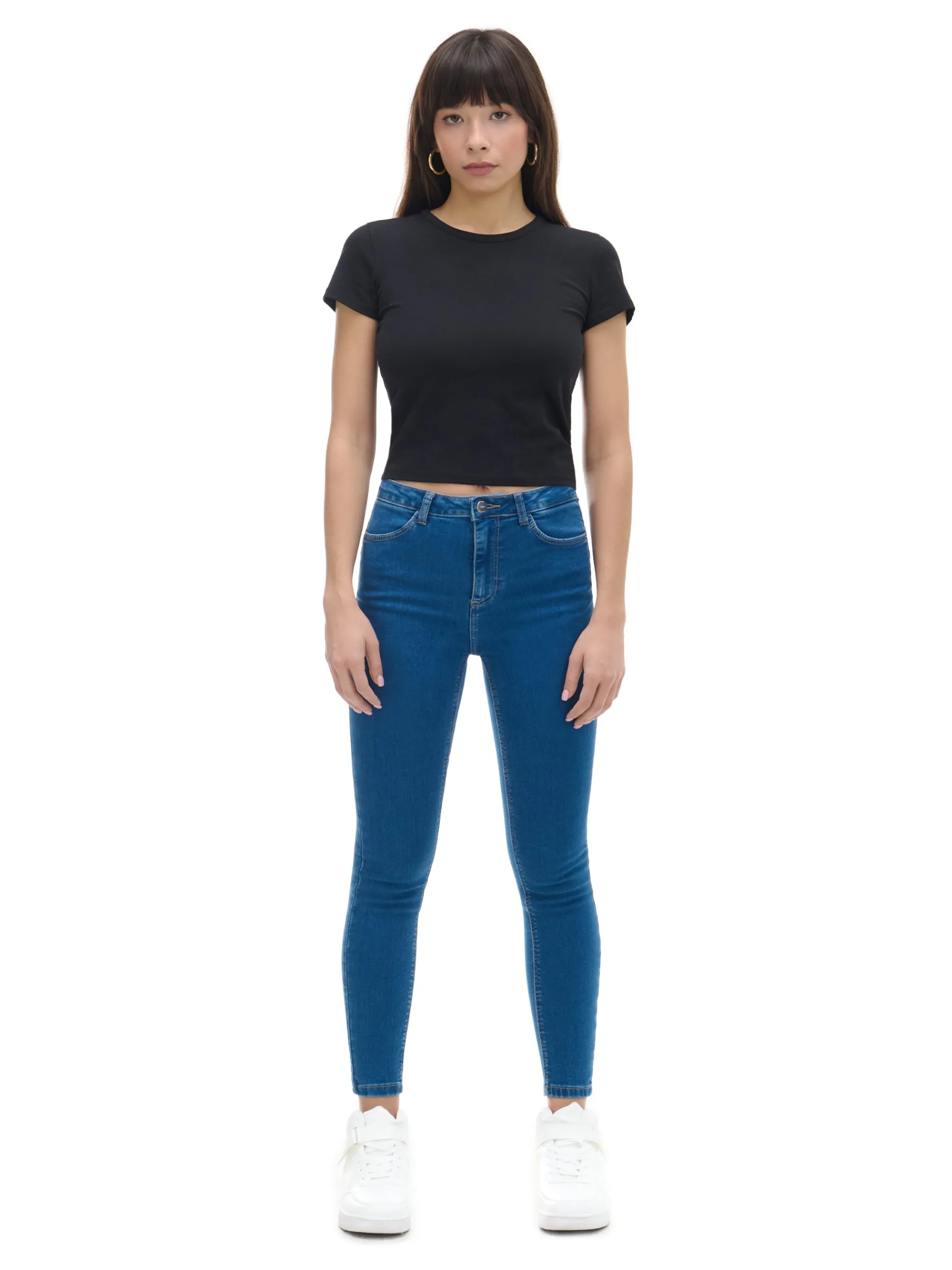 Cropp Koszulki, Topy*2 pack ch gładkich T-shirtów