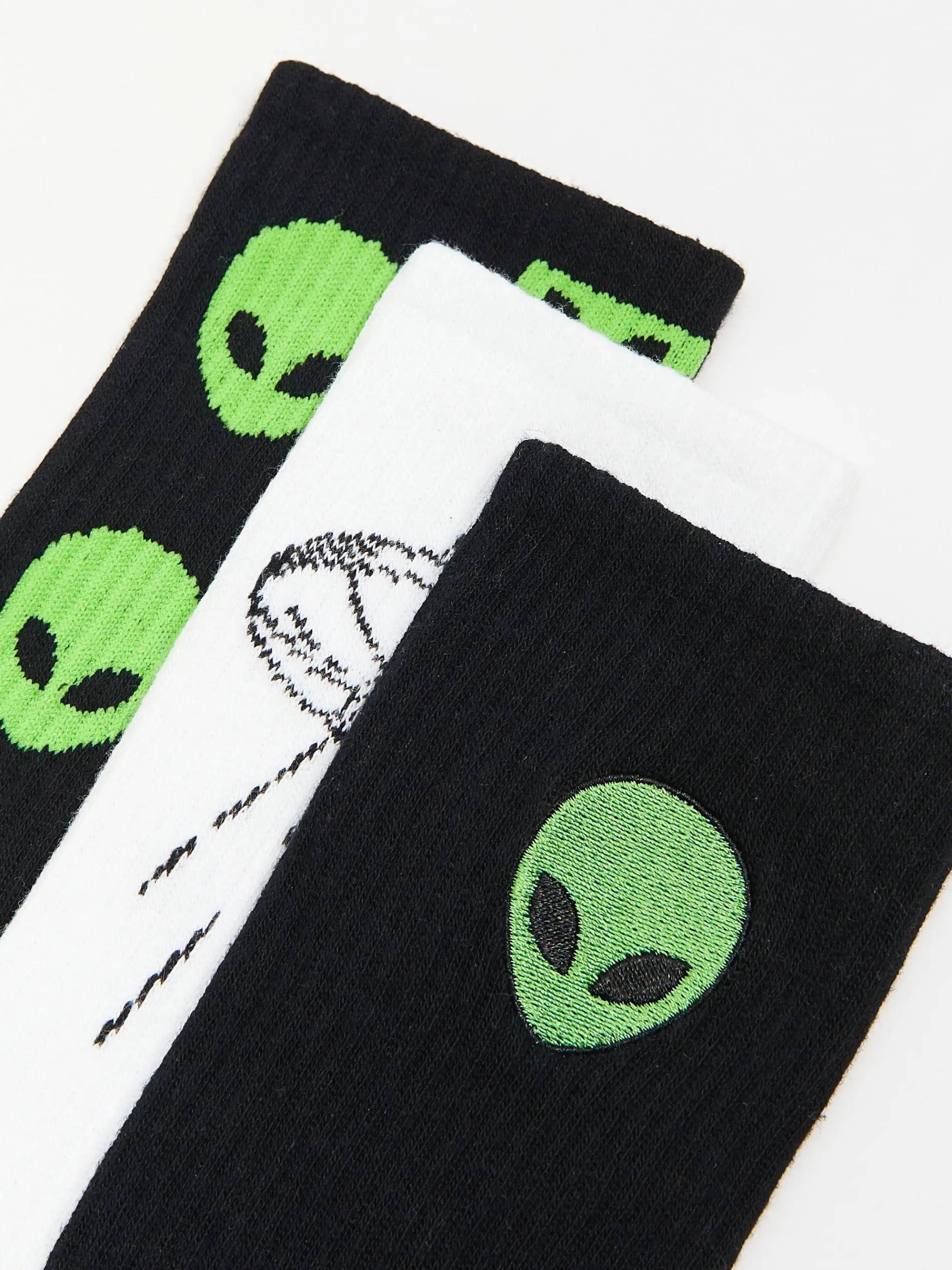 Cropp Skarpetki*3 pack długich skarpet alien