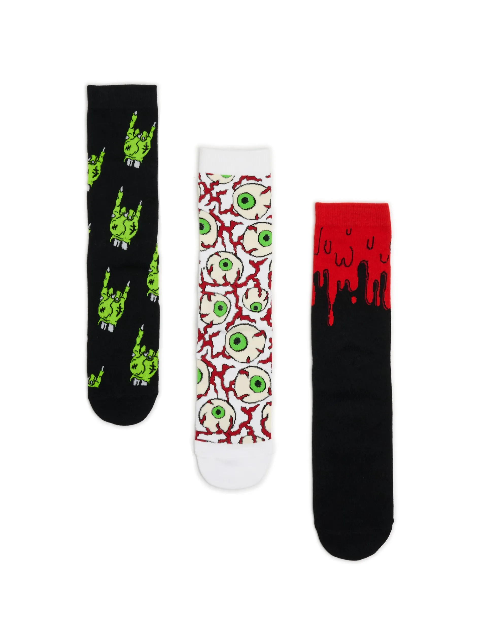 Cropp Skarpetki*3 pack długich skarpet na Halloween