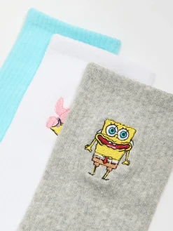 Cropp Skarpetki*3 pack długich skarpet SpongeBob SquarePants