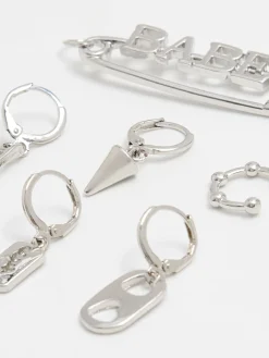 Cropp Biżuteria*6 pack kolczyków z zawieszkami