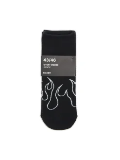 Cropp Skarpetki*3 pack krótkich skarpet z printem