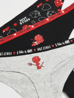 Cropp Bielizna*3 pack majtek Hot Stuff The Little Devil