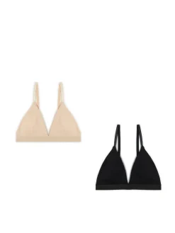 Cropp Bielizna*2 pack miękkich bawełnianych staników