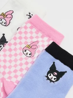 Cropp Skarpety, Rajstopy*3 pack skarpet My Melody i Kuromi