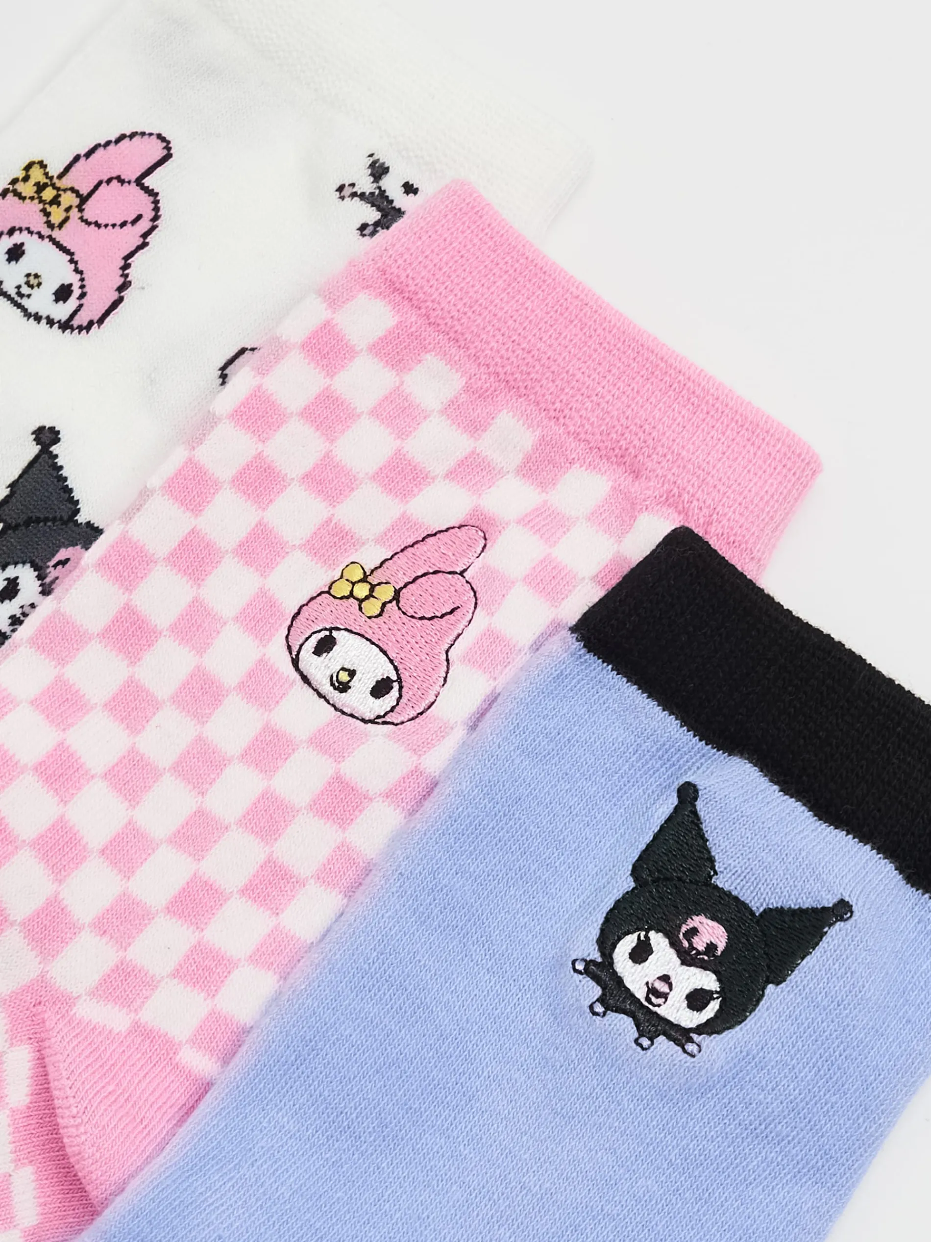 Cropp Skarpety, Rajstopy*3 pack skarpet My Melody i Kuromi