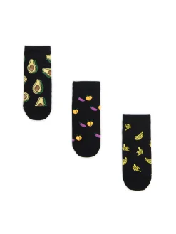Cropp Skarpetki*3 pack skarpet z food nadrukiem