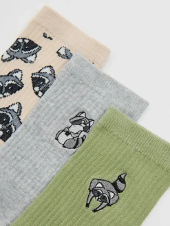 Cropp Skarpety, Rajstopy*3 pack skarpet z szopem praczem