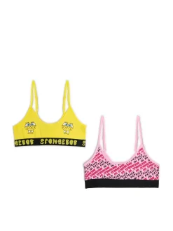 Cropp Bielizna*2 pack staników SpongeBob Kanciastoporty