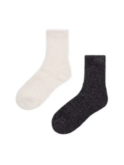 Cropp Cozy|Skarpety, Rajstopy*2 pack szenilowych skarpet