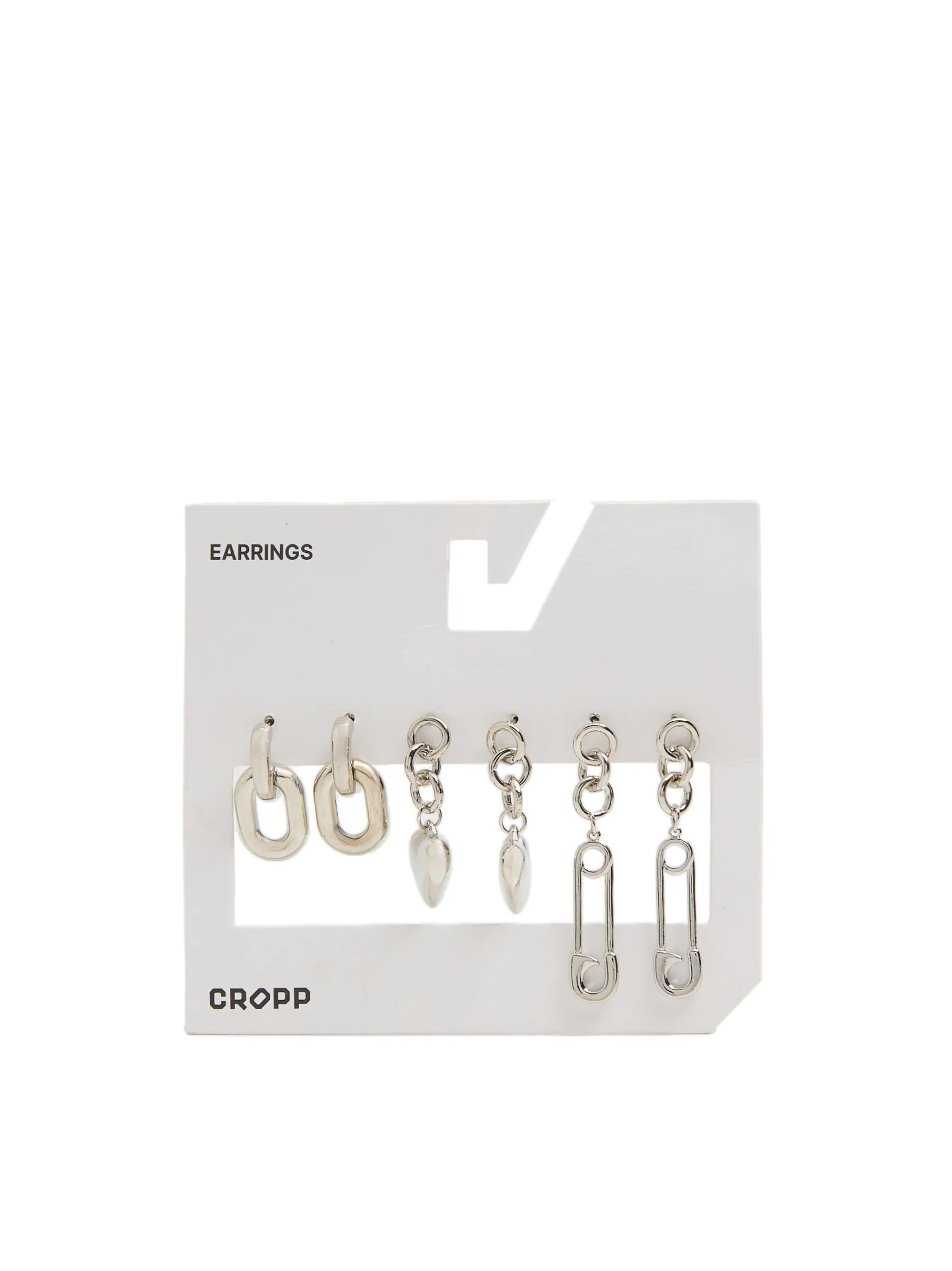Cropp Biżuteria*3 pack wiszących kolczyków