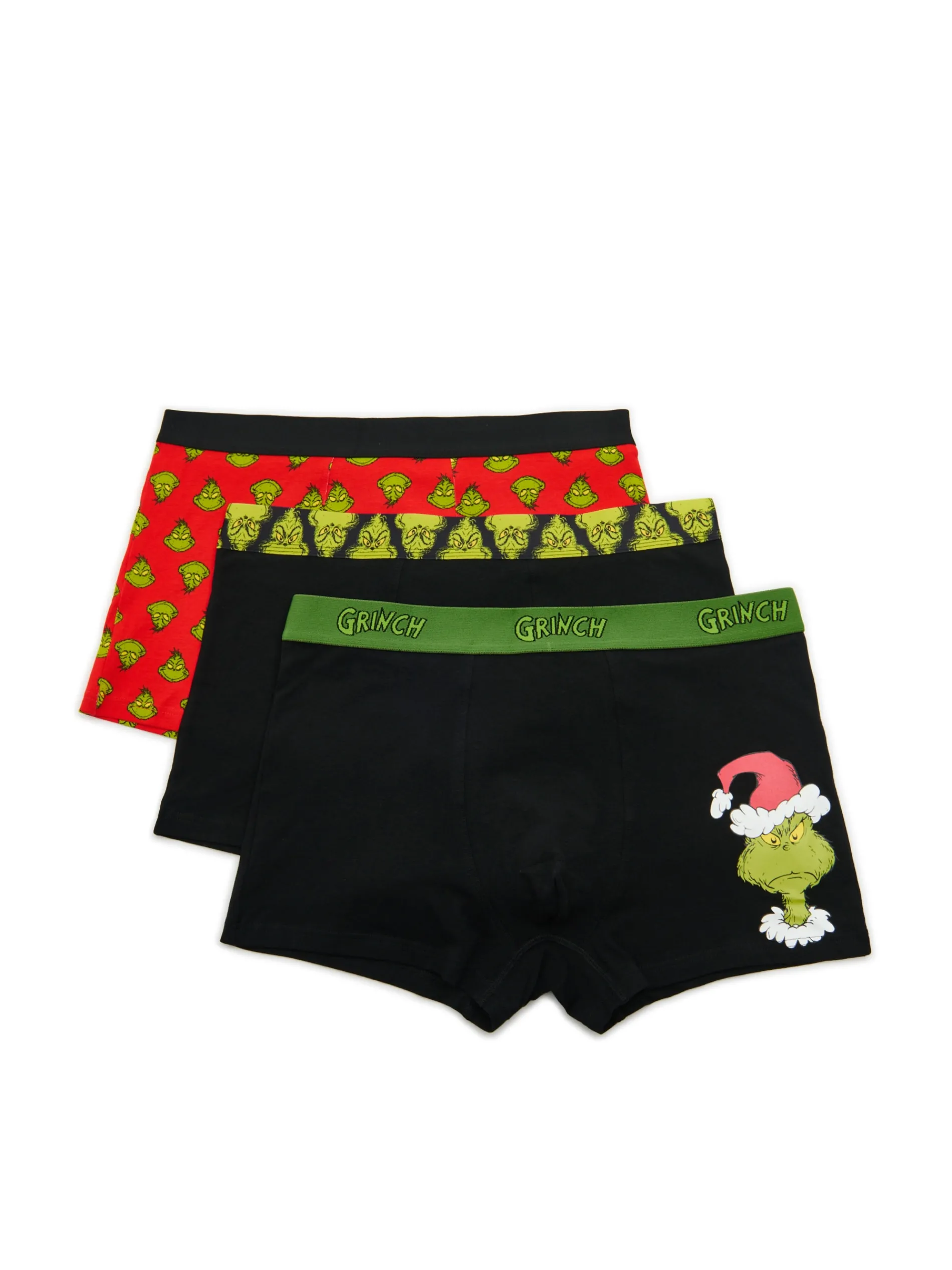 Cropp Akcesoria Świąteczne|Bokserki*3 pack świątecznych bokserek z Grinchem