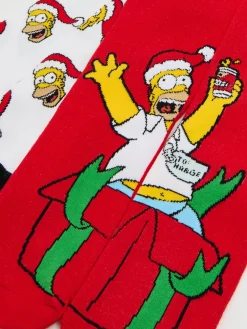 Cropp Akcesoria Świąteczne|Skarpetki*2 pack świątecznych skarpet Simpsonowie