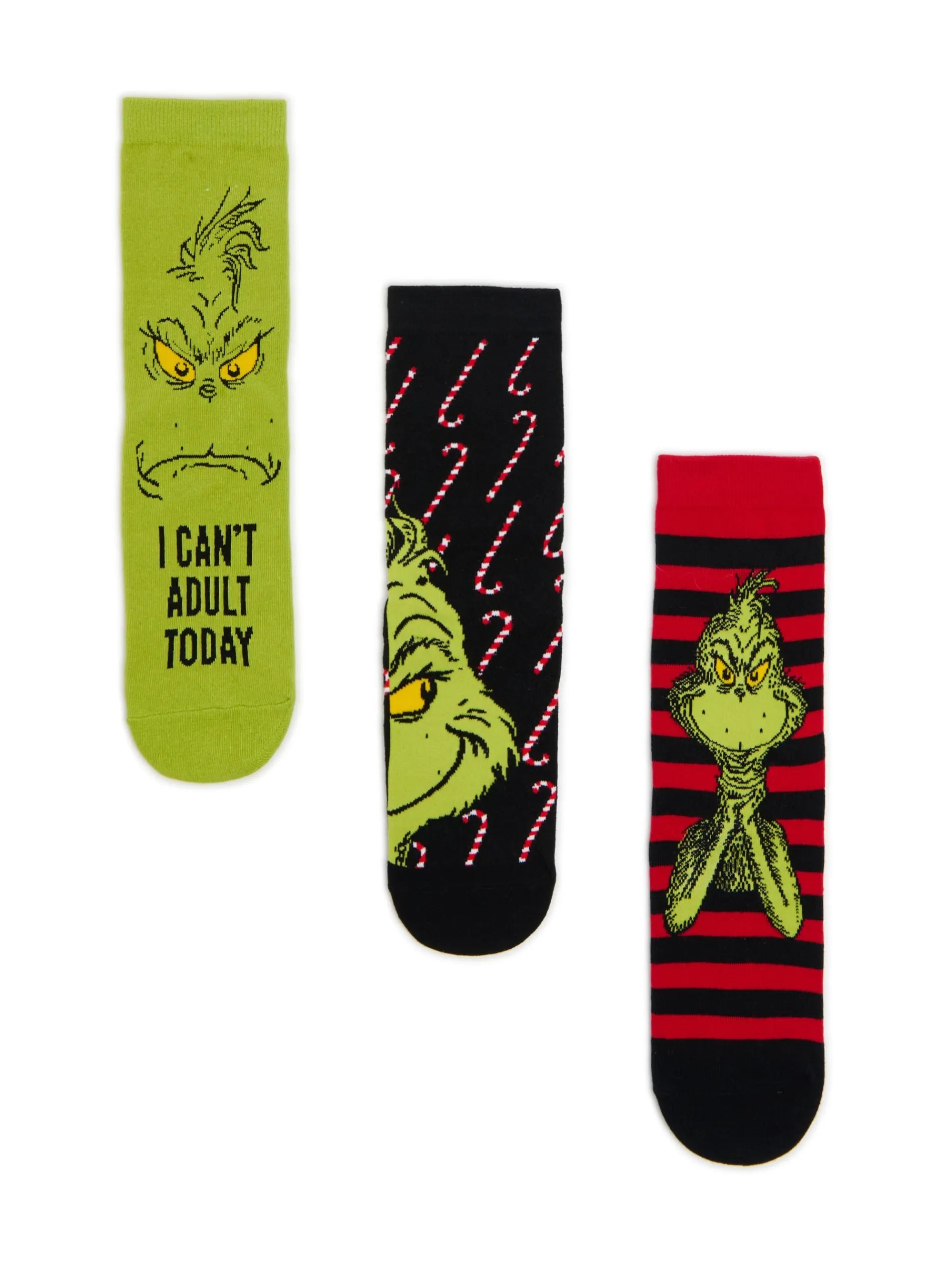 Cropp Akcesoria Świąteczne|Skarpetki*3 pack świątecznych skarpet Grinch