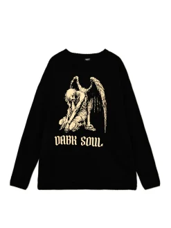 Cropp Swetry*Żakardowy sweter z nadrukiem