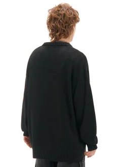 Cropp Swetry*Żakardowy sweter z nadrukiem