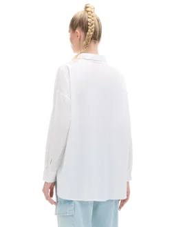 Cropp Koszule, Bluzki*Bawełniana biała koszula oversize