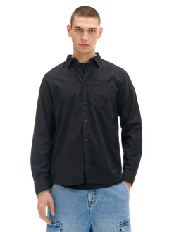 Cropp Koszule*Bawełniana czarna koszula