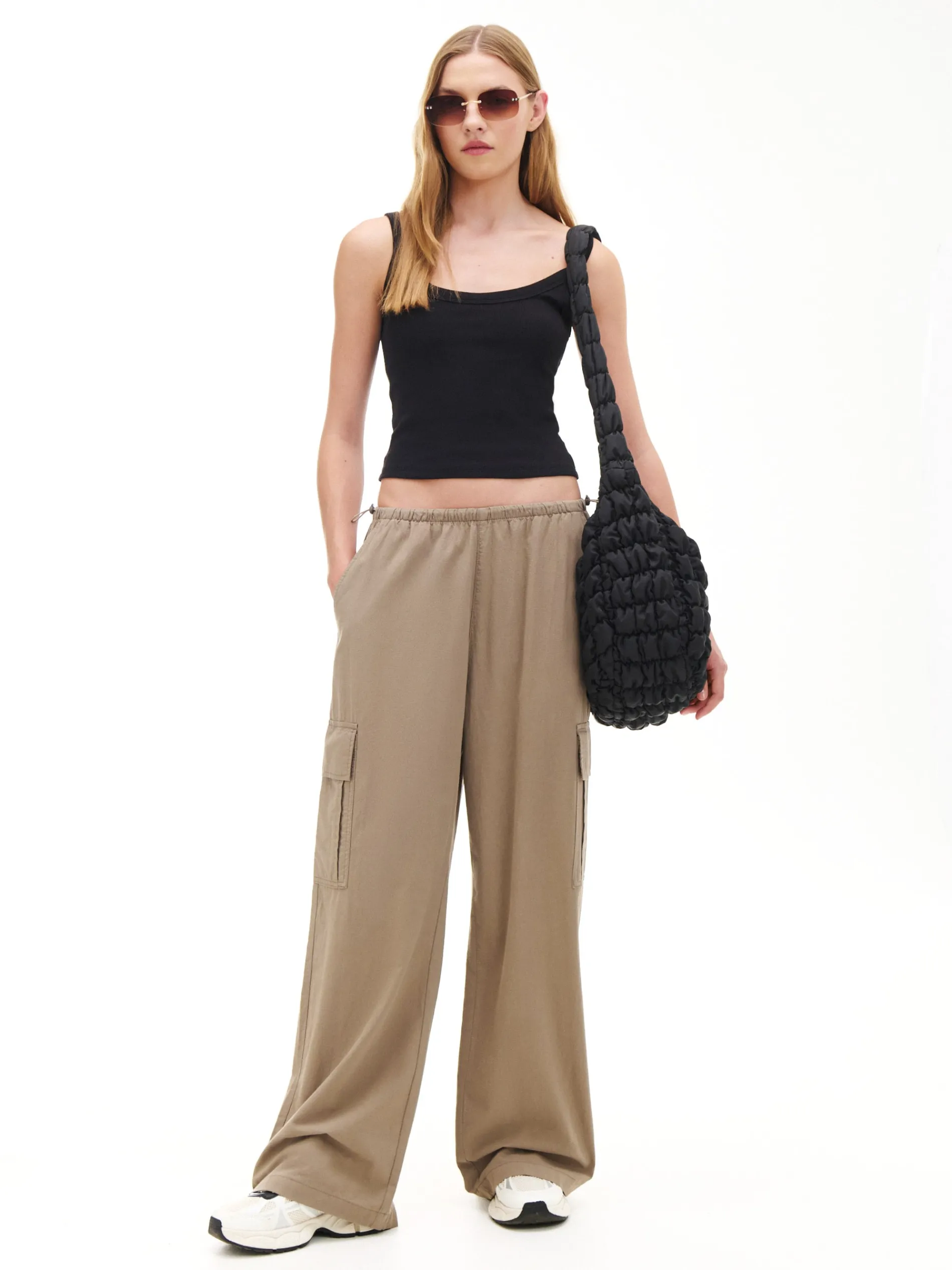 Cropp Spodnie*Bawełniane spodnie cargo