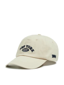 Cropp Czapki*Beżowa bawełniana czapka z daszkiem