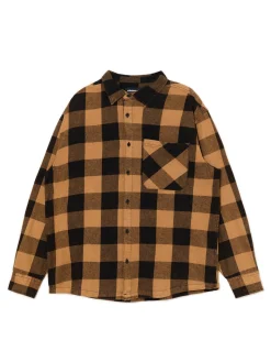 Cropp Koszule*Beżowa koszula w kratę