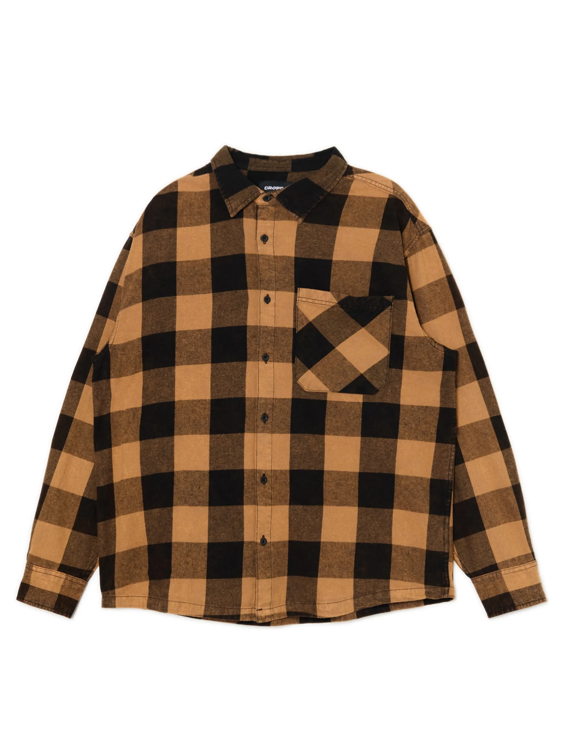 Cropp Koszule*Beżowa koszula w kratę