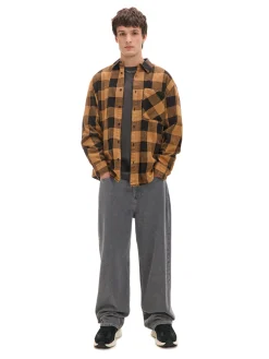 Cropp Koszule*Beżowa koszula w kratę