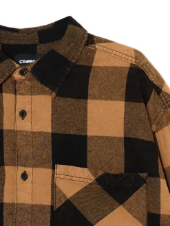 Cropp Koszule*Beżowa koszula w kratę