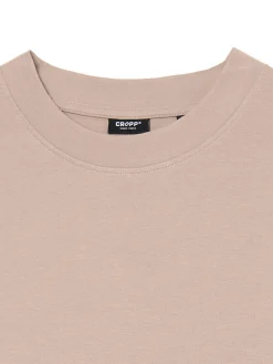 Cropp Koszulki*Beżowa koszulka basic
