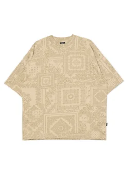 Cropp Koszulki*Beżowa koszulka z nadrukiem all over