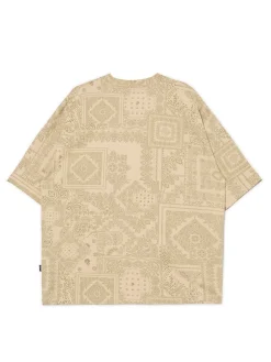 Cropp Koszulki*Beżowa koszulka z nadrukiem all over