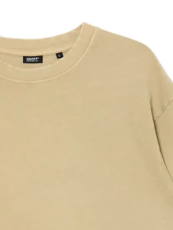 Cropp Koszulki*Beżowa koszulka z surowym wykończeniem