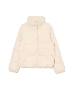 Cropp Kurtki, Płaszcze*Beżowa kurtka puffer