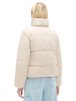 Cropp Kurtki, Płaszcze*Beżowa kurtka puffer