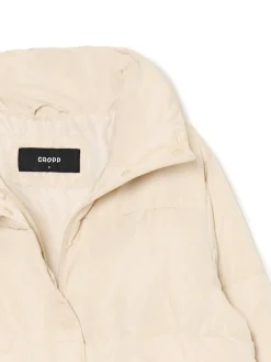 Cropp Kurtki, Płaszcze*Beżowa kurtka puffer