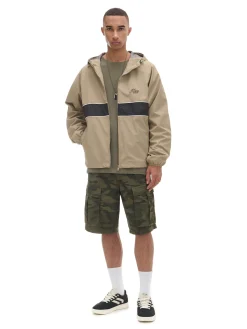 Cropp Kurtki, Płaszcze*Beżowa kurtka z kapturem