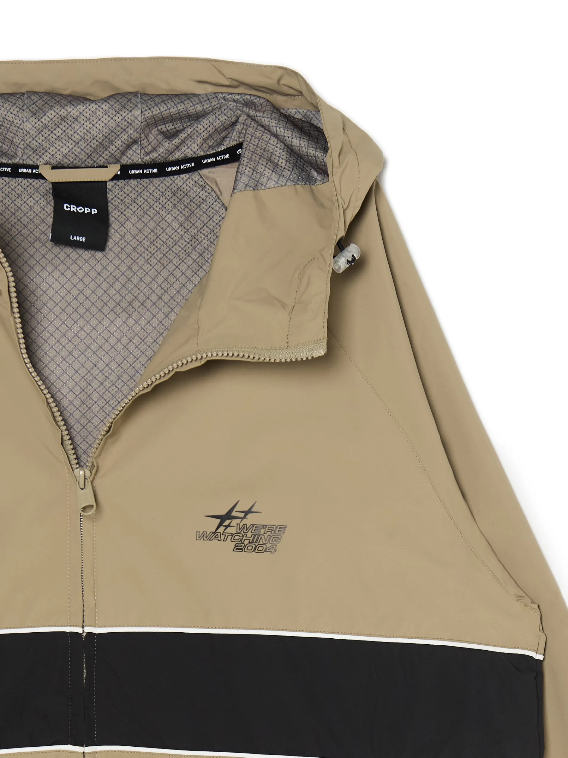 Cropp Kurtki, Płaszcze*Beżowa kurtka z kapturem