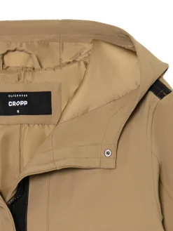 Cropp Kurtki, Płaszcze*Beżowa parka z kapturem