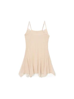 Cropp Sukienki, Kombinezony*Beżowa sukienka mini na ramiączkach