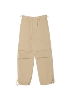 Cropp Jeansy*Beżowe jeansy parachute