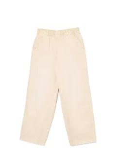 Cropp Spodnie*Beżowe spodnie baggy z wysokim stanem