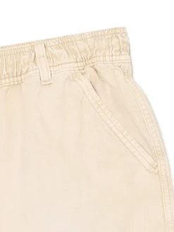 Cropp Spodnie*Beżowe spodnie baggy z wysokim stanem