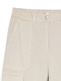 Cropp Spodnie*Beżowe spodnie straight cargo