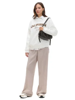 Cropp Spodnie*Beżowe spodnie tailoring