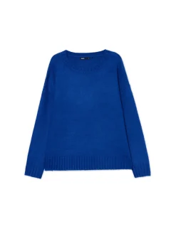 Cropp Swetry*Beżowy gładki sweter