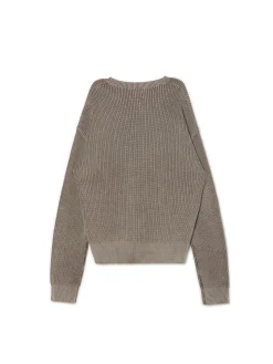 Cropp Swetry*sweter z prążkowanej dzianiny