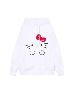 Cropp Bluzy*Biała bluza hoodie Hello Kitty